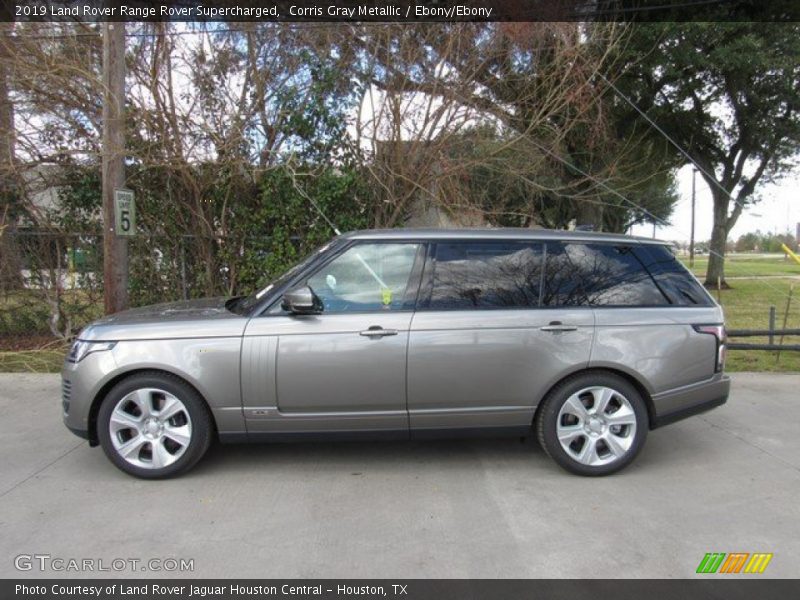 Corris Gray Metallic / Ebony/Ebony 2019 Land Rover Range Rover Supercharged