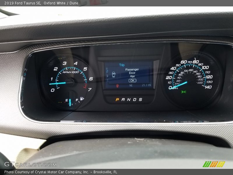  2019 Taurus SE SE Gauges