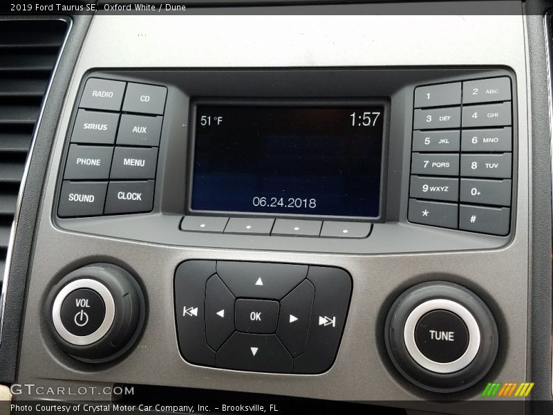 Controls of 2019 Taurus SE