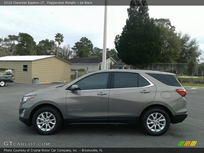 Pepperdust Metallic / Jet Black 2019 Chevrolet Equinox LT