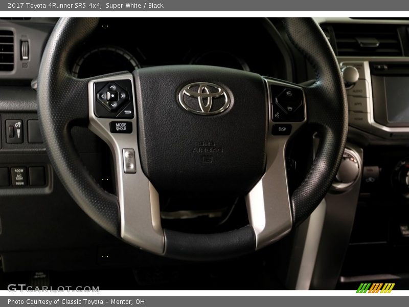 Super White / Black 2017 Toyota 4Runner SR5 4x4
