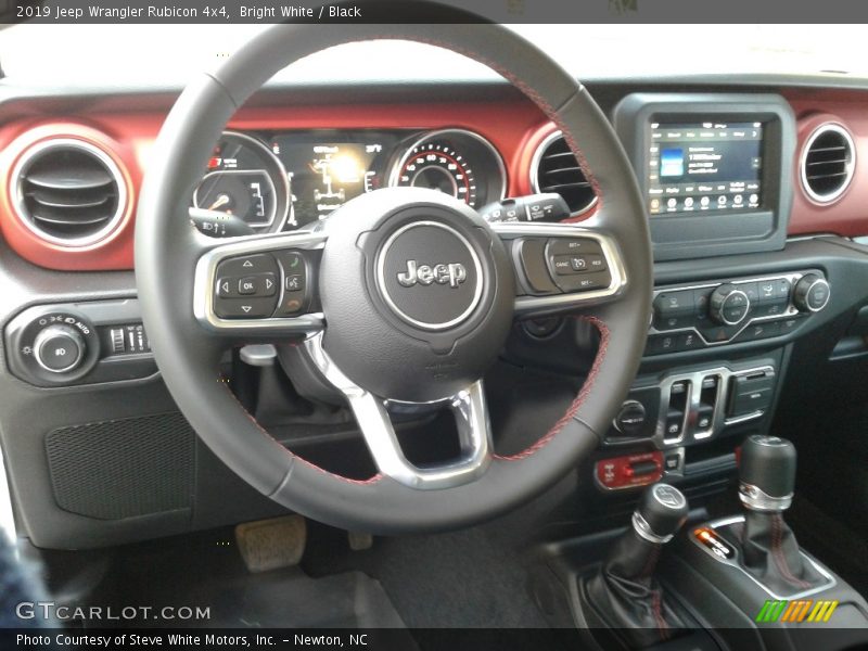 Bright White / Black 2019 Jeep Wrangler Rubicon 4x4