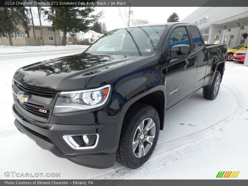 Black / Jet Black 2019 Chevrolet Colorado Z71 Extended Cab 4x4