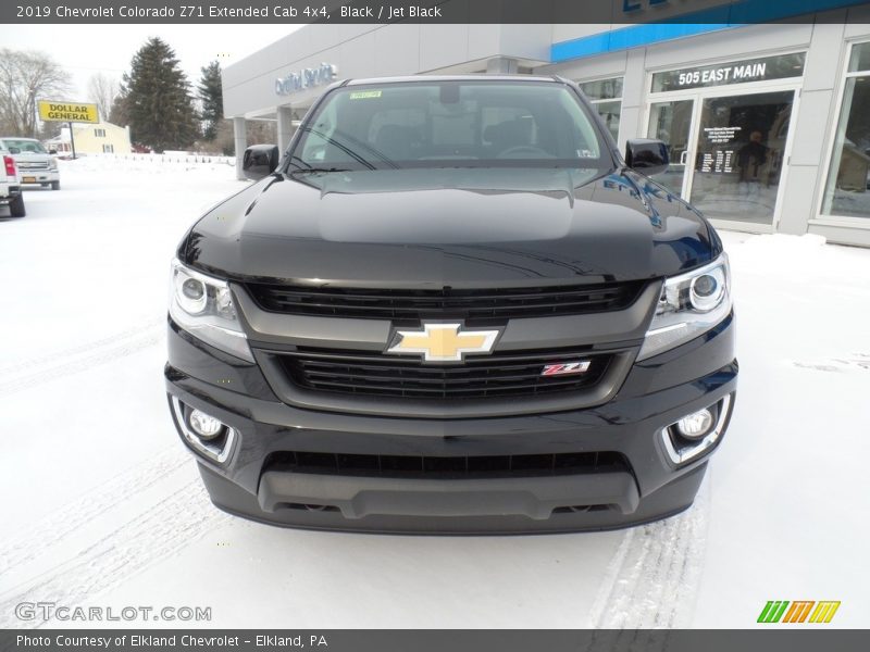 Black / Jet Black 2019 Chevrolet Colorado Z71 Extended Cab 4x4