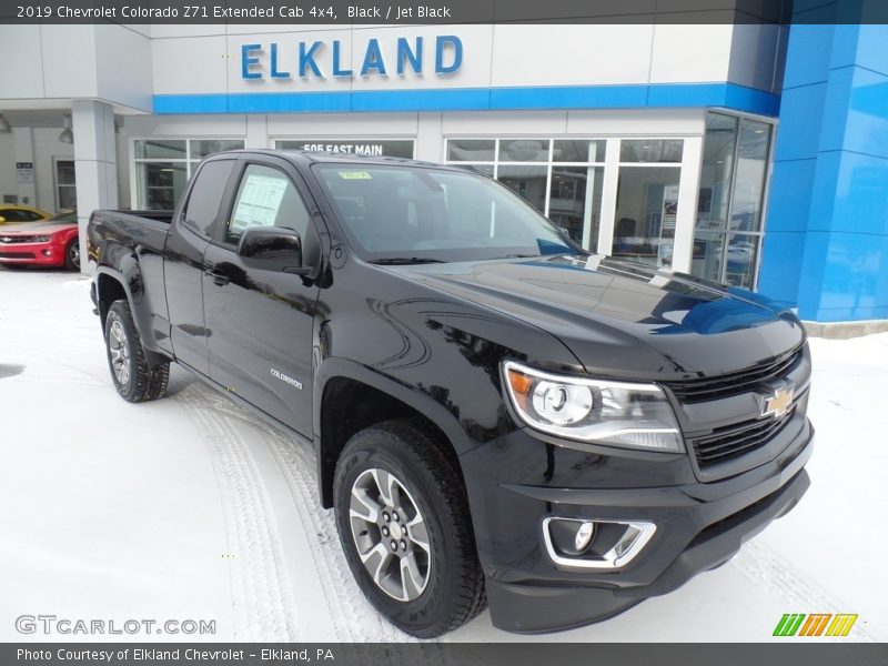 Black / Jet Black 2019 Chevrolet Colorado Z71 Extended Cab 4x4