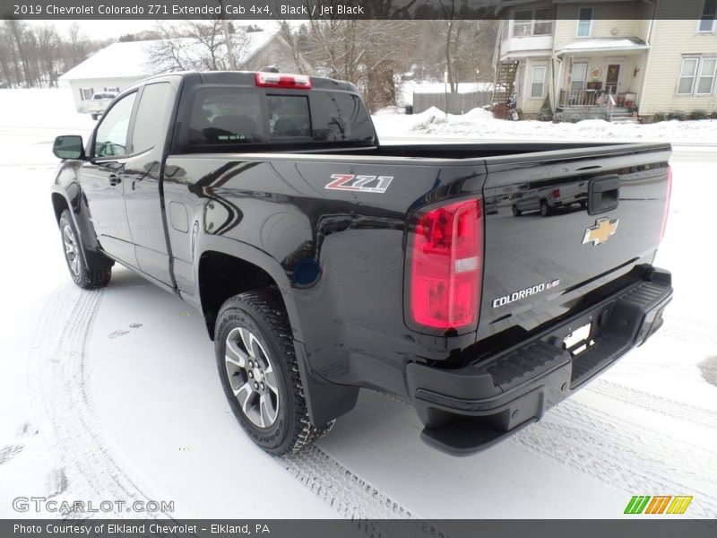 Black / Jet Black 2019 Chevrolet Colorado Z71 Extended Cab 4x4