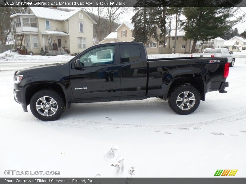 Black / Jet Black 2019 Chevrolet Colorado Z71 Extended Cab 4x4