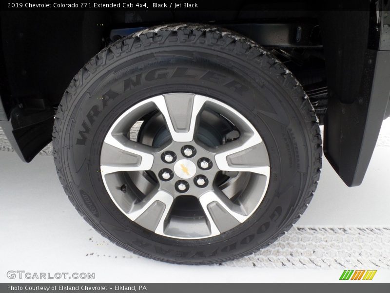 Black / Jet Black 2019 Chevrolet Colorado Z71 Extended Cab 4x4