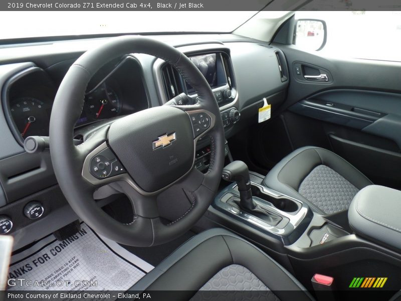 Black / Jet Black 2019 Chevrolet Colorado Z71 Extended Cab 4x4