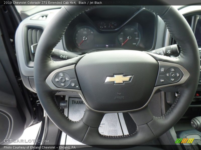 Black / Jet Black 2019 Chevrolet Colorado Z71 Extended Cab 4x4