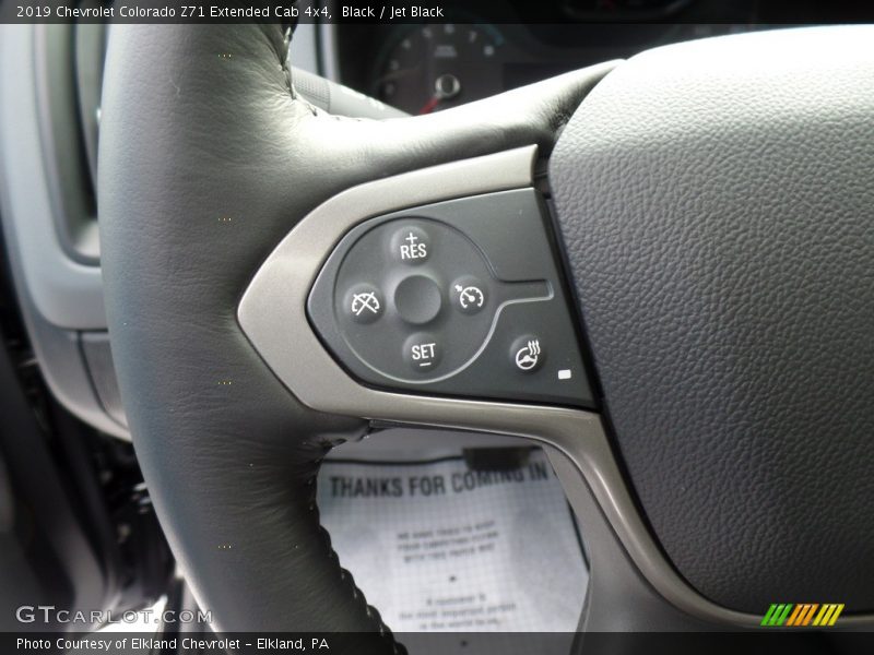 Black / Jet Black 2019 Chevrolet Colorado Z71 Extended Cab 4x4