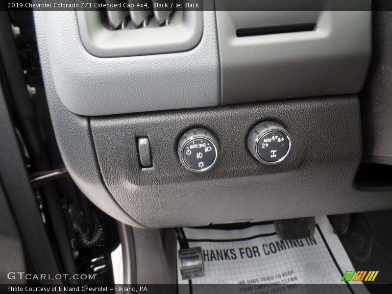 Black / Jet Black 2019 Chevrolet Colorado Z71 Extended Cab 4x4