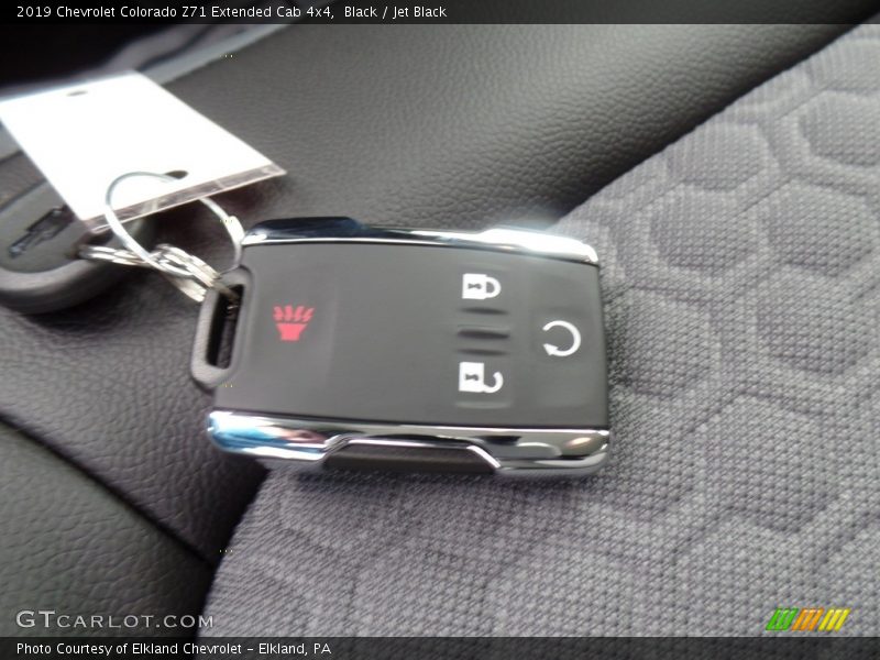 Black / Jet Black 2019 Chevrolet Colorado Z71 Extended Cab 4x4
