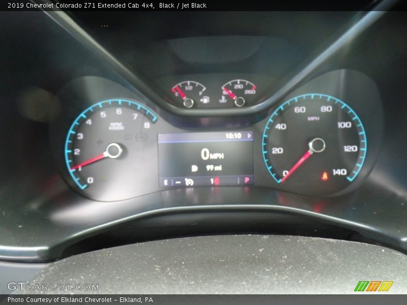 Black / Jet Black 2019 Chevrolet Colorado Z71 Extended Cab 4x4