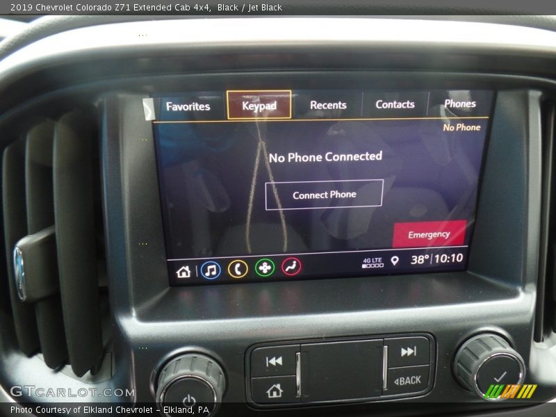 Black / Jet Black 2019 Chevrolet Colorado Z71 Extended Cab 4x4