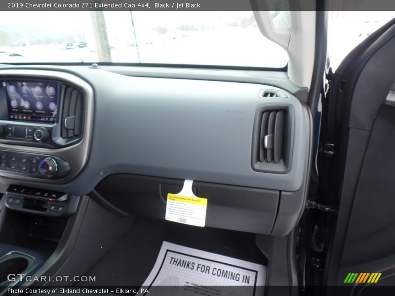 Black / Jet Black 2019 Chevrolet Colorado Z71 Extended Cab 4x4