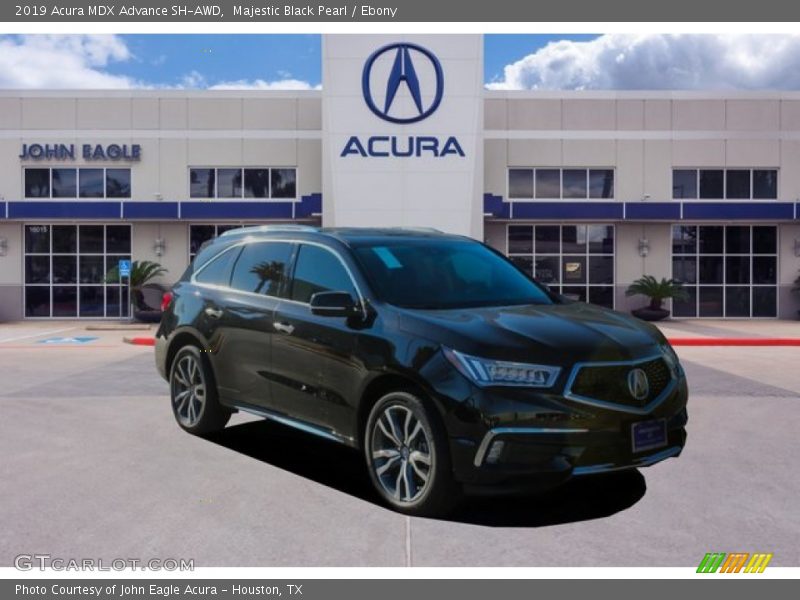 Majestic Black Pearl / Ebony 2019 Acura MDX Advance SH-AWD