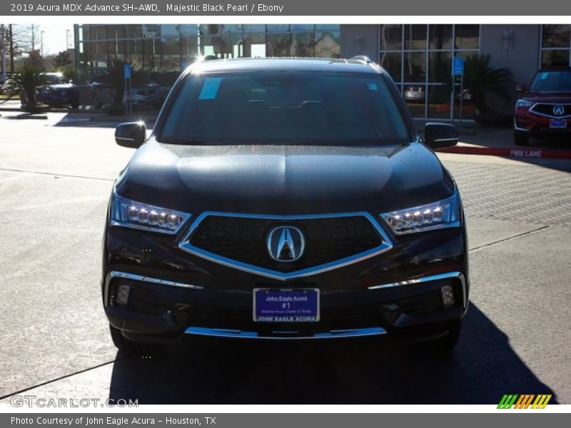 Majestic Black Pearl / Ebony 2019 Acura MDX Advance SH-AWD