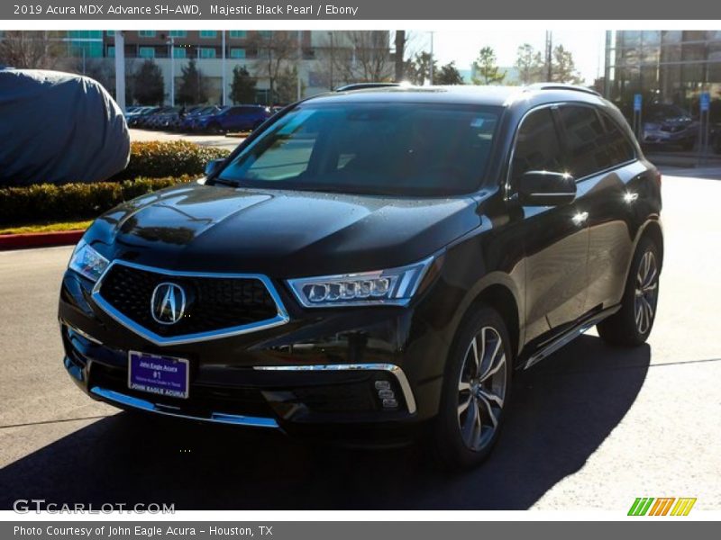 Majestic Black Pearl / Ebony 2019 Acura MDX Advance SH-AWD