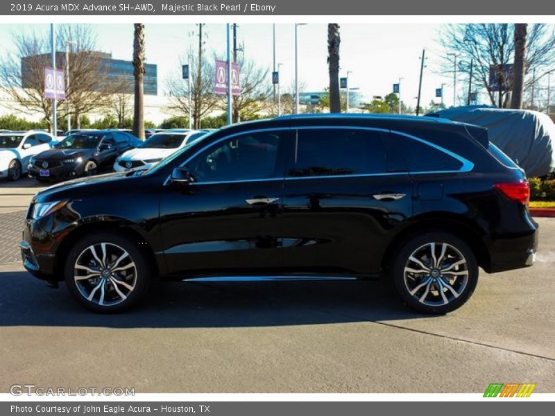 Majestic Black Pearl / Ebony 2019 Acura MDX Advance SH-AWD