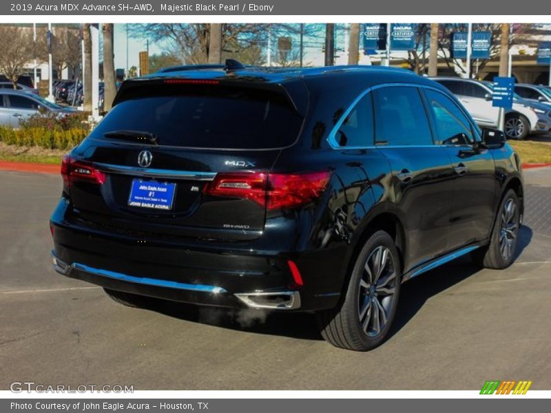 Majestic Black Pearl / Ebony 2019 Acura MDX Advance SH-AWD