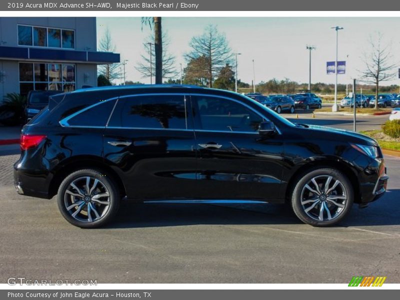 Majestic Black Pearl / Ebony 2019 Acura MDX Advance SH-AWD