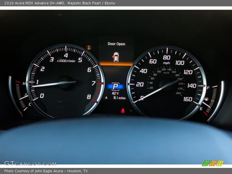 Majestic Black Pearl / Ebony 2019 Acura MDX Advance SH-AWD