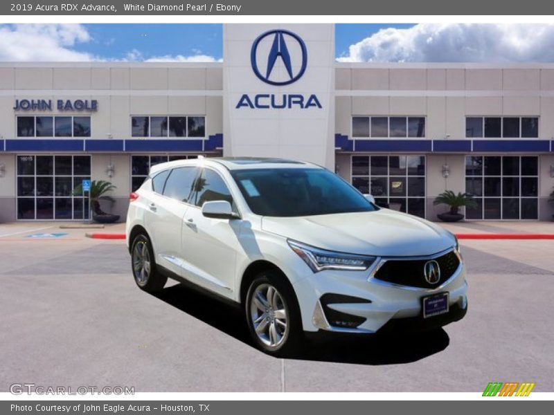 White Diamond Pearl / Ebony 2019 Acura RDX Advance