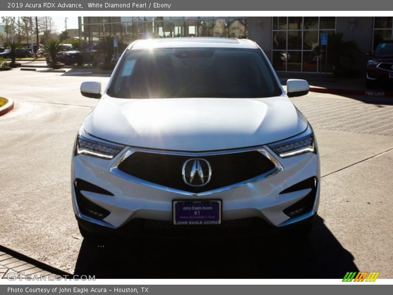White Diamond Pearl / Ebony 2019 Acura RDX Advance