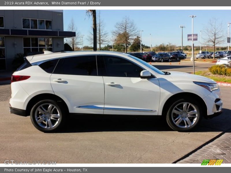 White Diamond Pearl / Ebony 2019 Acura RDX Advance