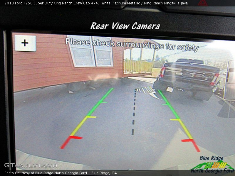 White Platinum Metallic / King Ranch Kingsville Java 2018 Ford F250 Super Duty King Ranch Crew Cab 4x4