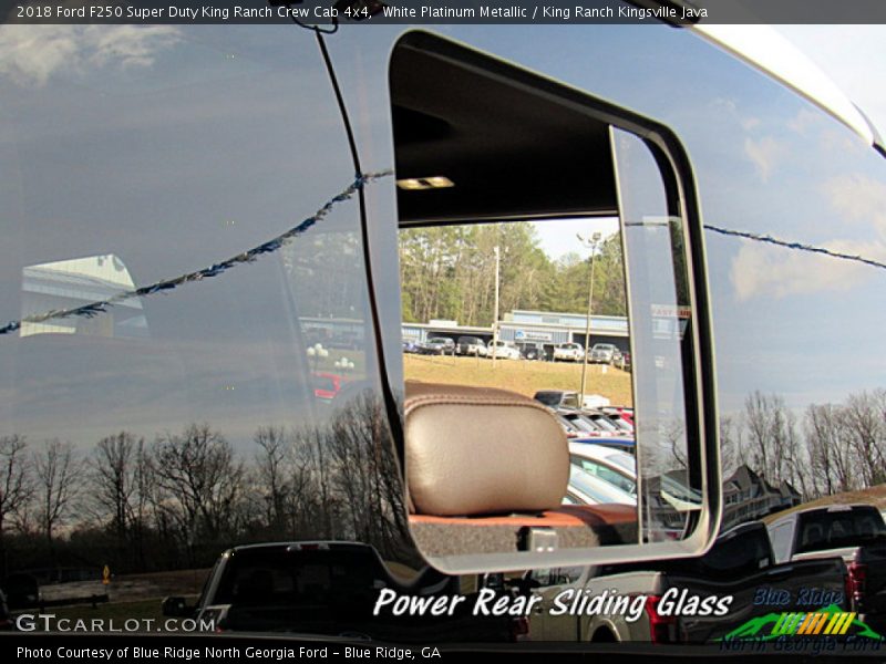 White Platinum Metallic / King Ranch Kingsville Java 2018 Ford F250 Super Duty King Ranch Crew Cab 4x4