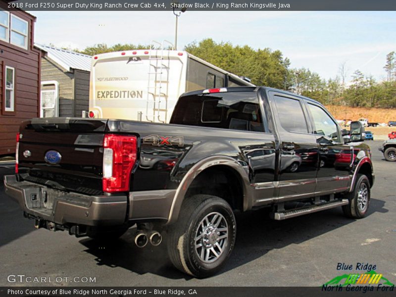 Shadow Black / King Ranch Kingsville Java 2018 Ford F250 Super Duty King Ranch Crew Cab 4x4