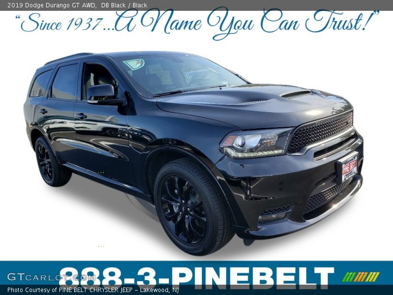 DB Black / Black 2019 Dodge Durango GT AWD