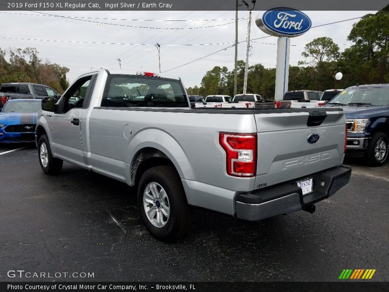 Ingot Silver / Earth Gray 2019 Ford F150 XL Regular Cab