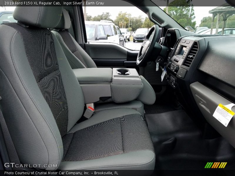 Ingot Silver / Earth Gray 2019 Ford F150 XL Regular Cab
