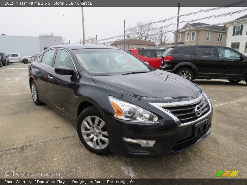 Storm Blue / Charcoal 2015 Nissan Altima 2.5 S