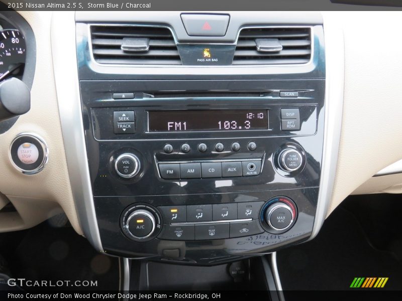Storm Blue / Charcoal 2015 Nissan Altima 2.5 S