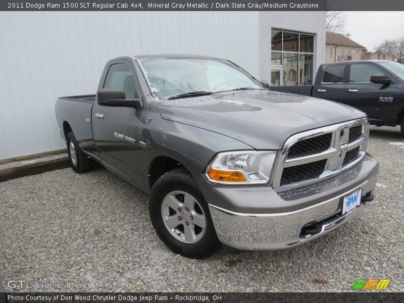 Mineral Gray Metallic / Dark Slate Gray/Medium Graystone 2011 Dodge Ram 1500 SLT Regular Cab 4x4