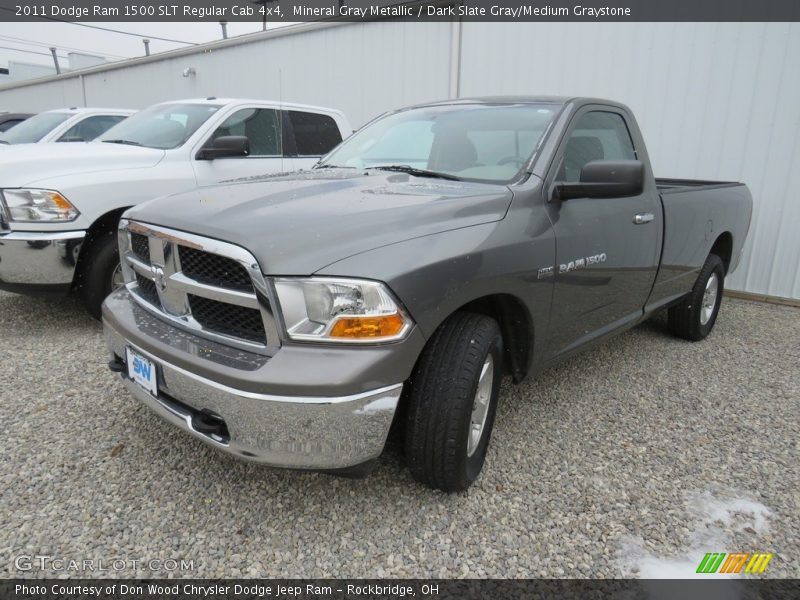 Mineral Gray Metallic / Dark Slate Gray/Medium Graystone 2011 Dodge Ram 1500 SLT Regular Cab 4x4