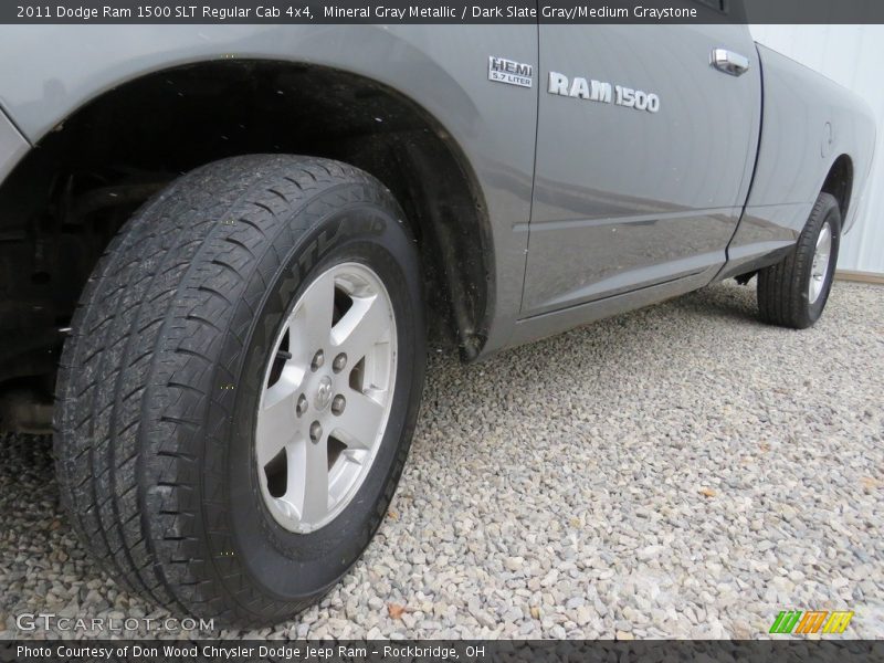 Mineral Gray Metallic / Dark Slate Gray/Medium Graystone 2011 Dodge Ram 1500 SLT Regular Cab 4x4