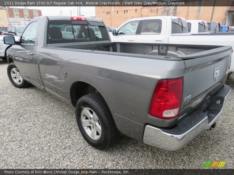 Mineral Gray Metallic / Dark Slate Gray/Medium Graystone 2011 Dodge Ram 1500 SLT Regular Cab 4x4