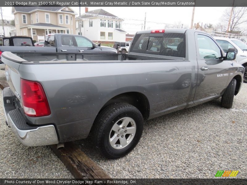 Mineral Gray Metallic / Dark Slate Gray/Medium Graystone 2011 Dodge Ram 1500 SLT Regular Cab 4x4