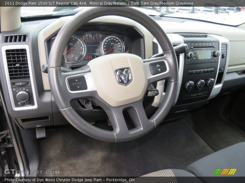Mineral Gray Metallic / Dark Slate Gray/Medium Graystone 2011 Dodge Ram 1500 SLT Regular Cab 4x4
