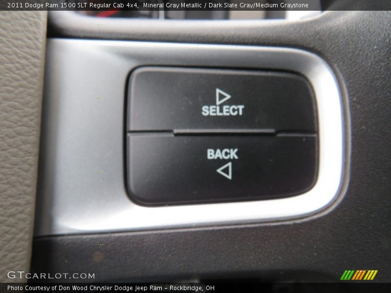 Mineral Gray Metallic / Dark Slate Gray/Medium Graystone 2011 Dodge Ram 1500 SLT Regular Cab 4x4