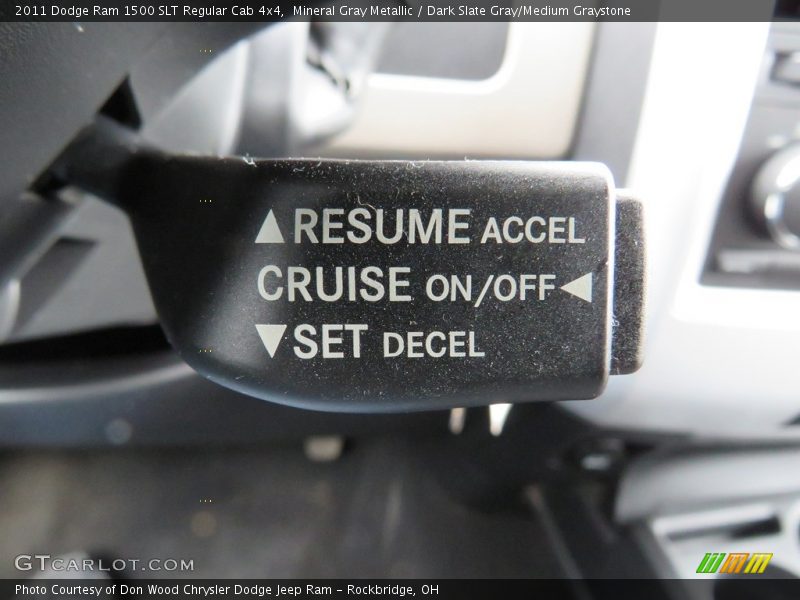 Mineral Gray Metallic / Dark Slate Gray/Medium Graystone 2011 Dodge Ram 1500 SLT Regular Cab 4x4