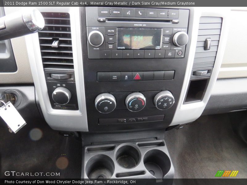 Mineral Gray Metallic / Dark Slate Gray/Medium Graystone 2011 Dodge Ram 1500 SLT Regular Cab 4x4