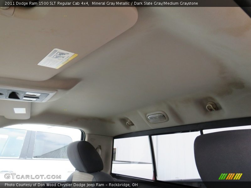 Mineral Gray Metallic / Dark Slate Gray/Medium Graystone 2011 Dodge Ram 1500 SLT Regular Cab 4x4