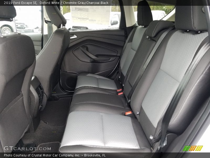 Oxford White / Chromite Gray/Charcoal Black 2019 Ford Escape SE