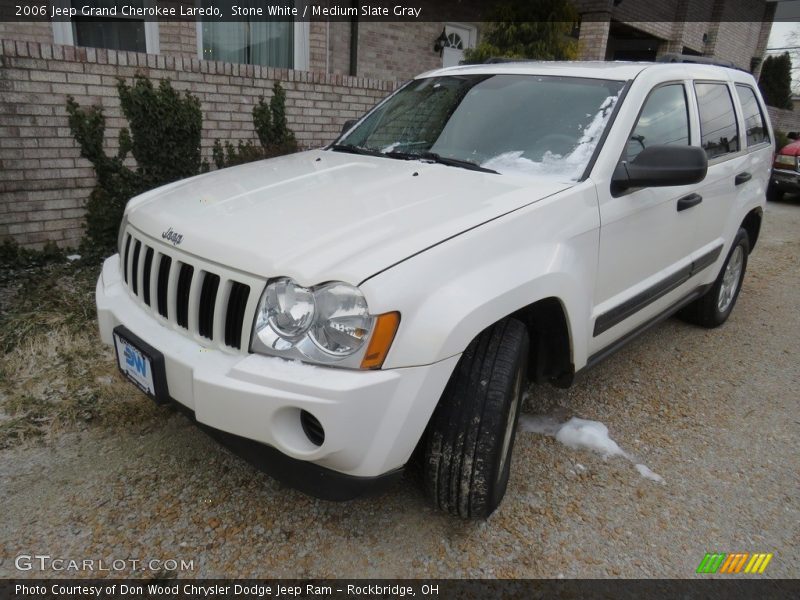 Stone White / Medium Slate Gray 2006 Jeep Grand Cherokee Laredo